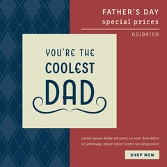 Fathers day greeting card