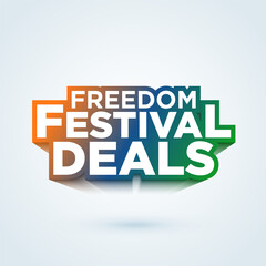 Freedom sale banner for India independence day. Independence day sale banner design vector illustration.