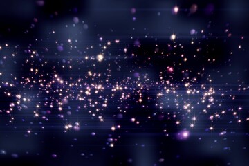 Purple bright glittering light circles