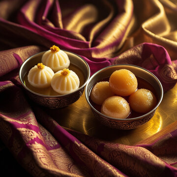 Pakistani dish gulab jaman 