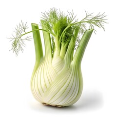 Fennel Fruit &ndash; Aromatic and Delicate Herbaceous Seed on White Background
