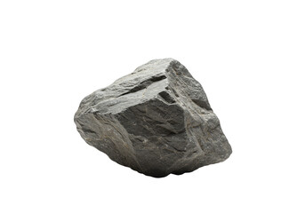 Fototapeta premium Isolated Transparent Background Of Metallic Rock Mineral Specimen Geology