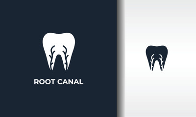 Root Canal Vector, Icon Or Logo Sign Isolated Symbol Illustration