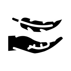 lightweight glyph icon vector illustration