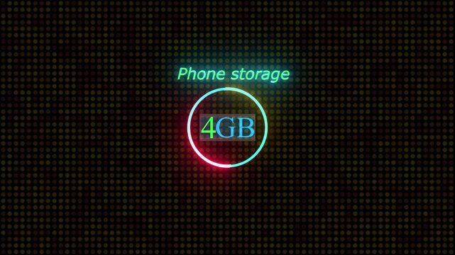 Memory card 4 GB animation best cartoon object on white background
