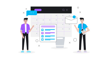 Marketing team planning holiday campaign timeline