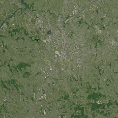 3D illustration of city and urban in Atlanta USA