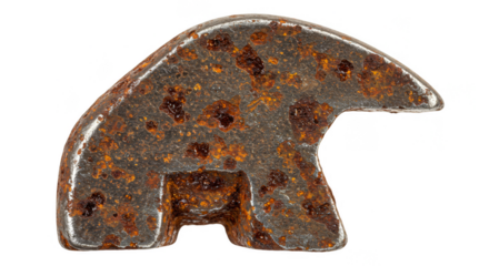 Isolated Abstract Rust Metal Texture Creates Old Brown Dirty Surface