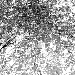 Fototapeta premium 3D illustration of city and urban in Atlanta USA