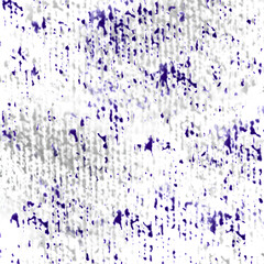 Blue water splash with isolated droplets and artistic liquid texture for design