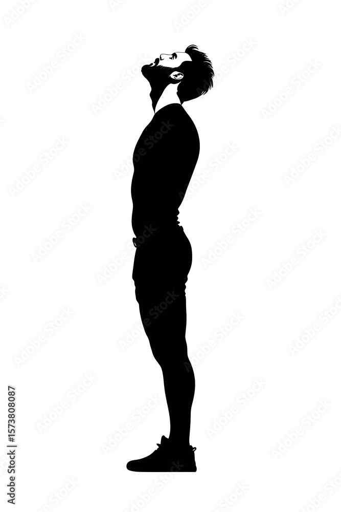 Poster abstract black background for transparent graphic elements and simple design
