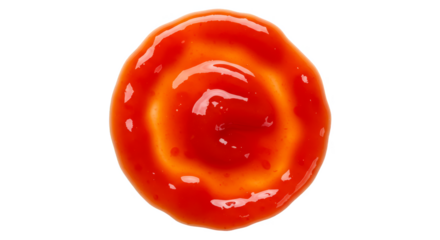 Isolated Background Close Up Ketchup Tomato Sauce Red Condiment