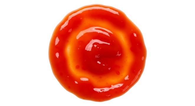 Isolated Background Close Up Ketchup Tomato Sauce Red Condiment