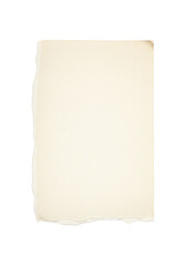 Isolated Background of Aged White Paper Texture for Crafts Scrapbooking