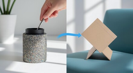 Sustainable Design Concept: Recycling Waste into Useful Products – A Creative Upcycling Idea