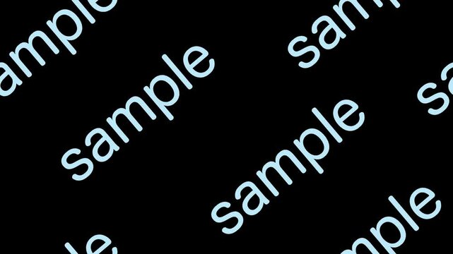 sampleの背景透明、動画素材