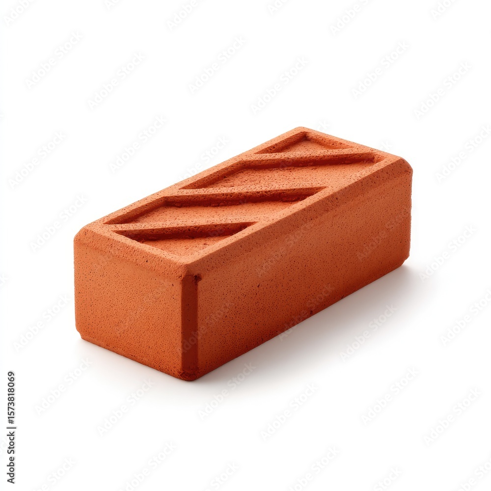 Aufkleber red clay brick with unique texture and design for construction use