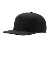 Isolated Black Baseball Cap Headwear Apparel Fashion on Transparent Background