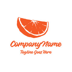 Simple Minimalist Slice Orange Lemon Lime Citrus Slice for Product Label
