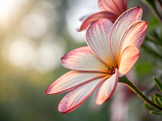 Fototapeta premium close up of a flower. flower, pink, nature, lily, plant, garden, bloom, flowers, beauty, spring, flora, blossom, white, petals, floral, closeup, petal, isolated, leaf, beautiful, summer, lilly, purple