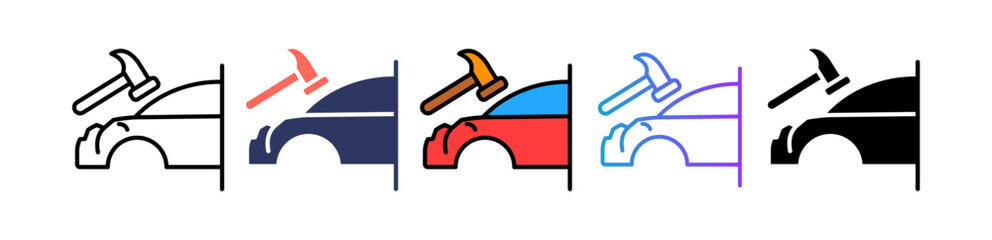 Body Repair multiple icon