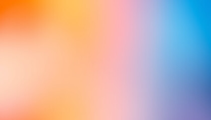 Soft Gradient Background with Orange Pink and Blue Hues
