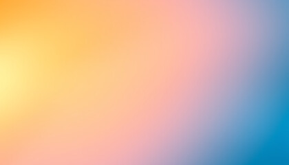 Smooth Gradient Background with Vibrant Colors Yellow Pink and Blue