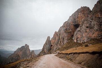 County roads and rural roads in Tibet, China