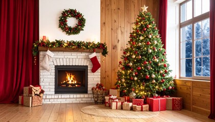 Magical Winter Snowfall Over Pine Trees – Ultra High Definition

