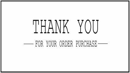 Minimalist white background featuring centered black typography with ‘THANK YOU’ text, ideal for simple modern branding, thank you cards, or professional signage.
