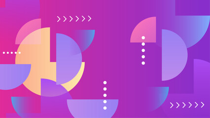 Abstract geometric design with purple and pink gradients. Suitable for modern branding, digital backgrounds, websites, and social media graphics.