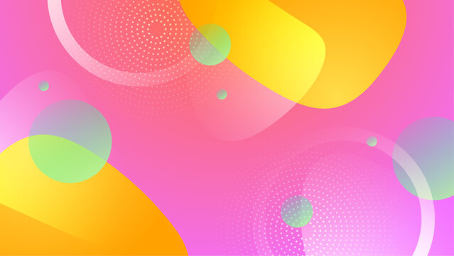 Abstract pink yellow and green design ideal for colorful backgrounds, creative projects, modern prints, and trendy marketing materials. Great for vibrant eye catching visuals.