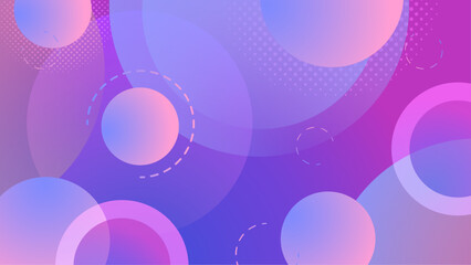 Abstract design featuring purple and blue overlapping circles suitable for backgrounds, packaging, prints, and digital graphics with a modern aesthetic.