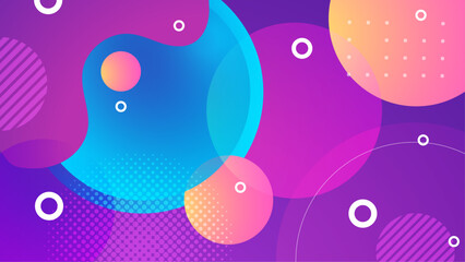 Abstract colorful design with overlapping circles. Perfect for backgrounds, websites, posters, and graphic design projects requiring a modern and vibrant touch.