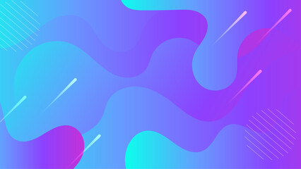 Abstract blue purple background with wavy shapes and lines. Suitable for digital design projects, modern art concepts, and technology themes.