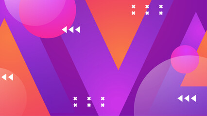 Abstract colorful geometric shapes and symbols suitable for graphic design projects, web backgrounds, presentations, branding, and digital art creations.