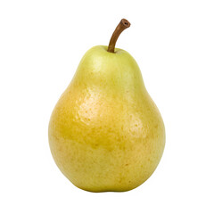 fresh pear fruit isolated on white or transparent png. Generated with AI
