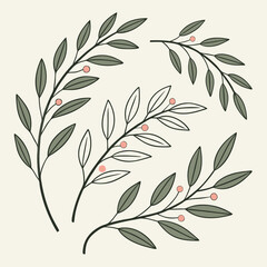 Floral design elements