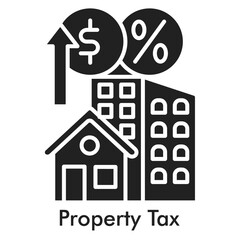 Property Tax Icon - Glyph Style