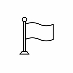 Vector Illustration of a Flag