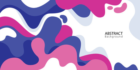 Fototapeta premium Modern abstract elements and dynamic shapes vector background