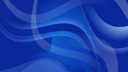 Abstract blue wavy shapes forming a design, ideal for background images, digital art projects, web design, brand marketing materials.