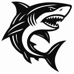 Fototapeta premium shark vector illustration
