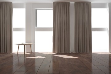 Modern interior design. 3D illustration