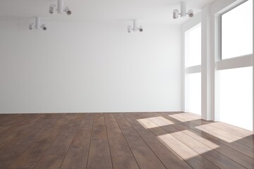 Modern interior design. 3D illustration