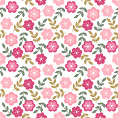 seamless pattern with flowers