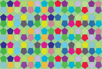 seamless geometric pattern with triangles