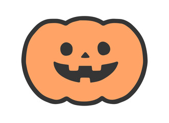 ハロウィンのカボチャのイラスト
