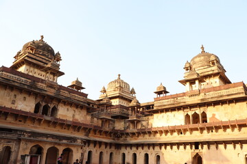Orchha is a beautiful city near Jhansi in India. It has a fort and few temples alongside a river stream. It looks beautiful and landscapic at any time of the day and any season.A beautiful place.