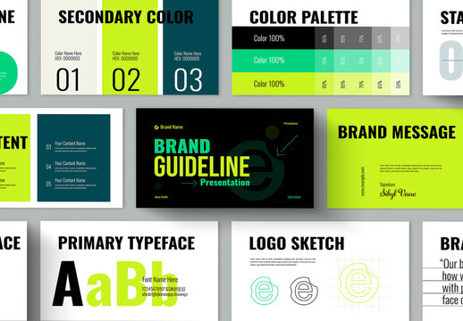 Brand Guideline Presentation Design